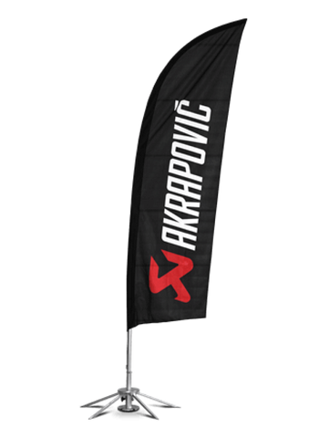 Akrapovic Self-standing flag set