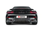 Akrapovic 14-15 Porsche 911 Turbo/Turbo S (991) Slip-On Line (Titanium) w/ Carbon Titanium Tips