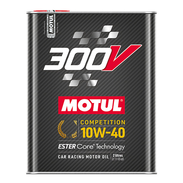 Motul 300V Competition 10W-40 Synthetic Racing Oil - 2 Liters Motul 300V Competition 10W-40 Synthetic Racing Oil - 2 Liters
