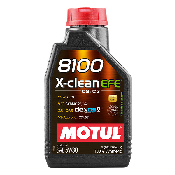 Motul 109470 8100 X-Clean EFE 5W30 (1 Liter) – G2 Distribution