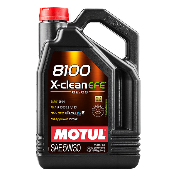 Motul 109471 8100 X-Clean EFE 5W30 (5 Liter) – G2 Distribution