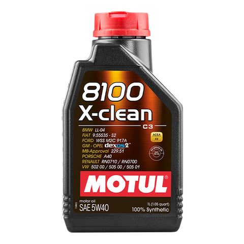 Motul 102786 8100 X-Clean 5W40 (1 Liter)